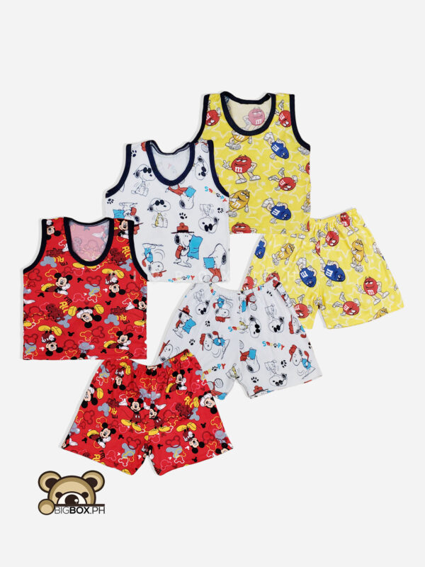 kids-boys-terno-sando-shorts Boys Terno Comfortable Pambahay