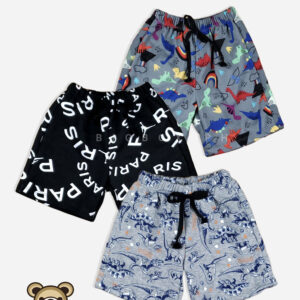 Printed boys drawstring shorts, Jordan, Dinosaur