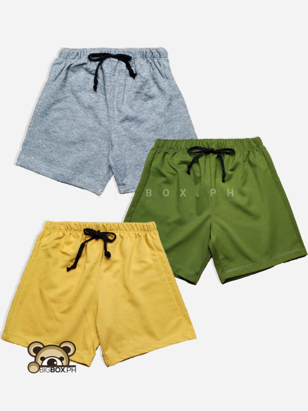 Basic plain kids boys shorts