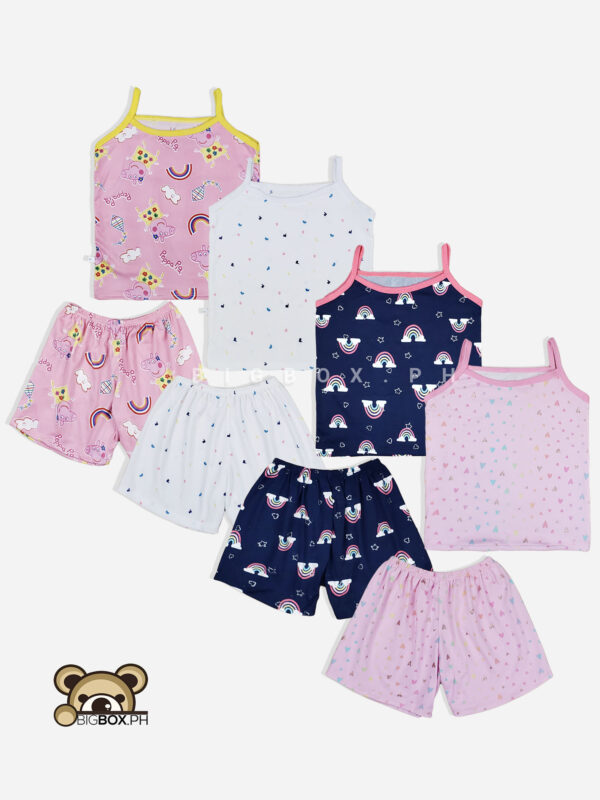 Sample cute spaghetti top and shorts set