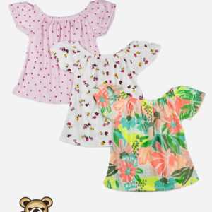 Girls fashion off shoulder top