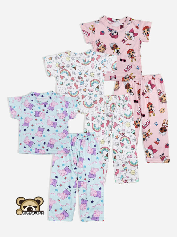 Kids Tshirt and Pajama Set for girls