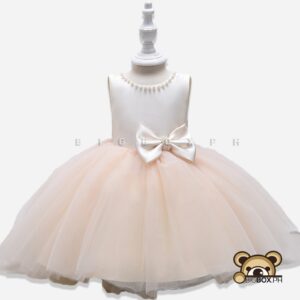 Glam Pearl and Bow Party Birthday Dress Occasion