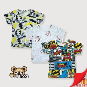 Kids Pure Cotton Character Tshirt for Boys 2-4 Years Old