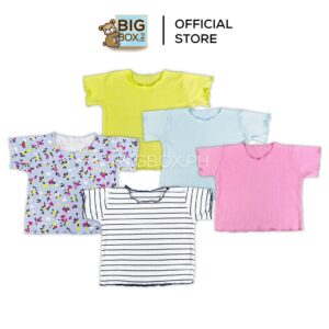 Knit Cropped Top with Lettuce Trim for Girls 2-6 Years Old